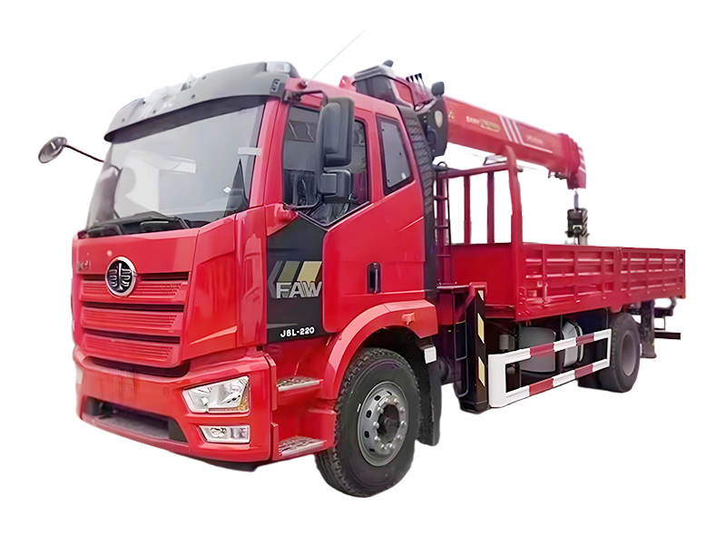 FAW Gắn Xe Tải Cần Cẩu 8 Tấn