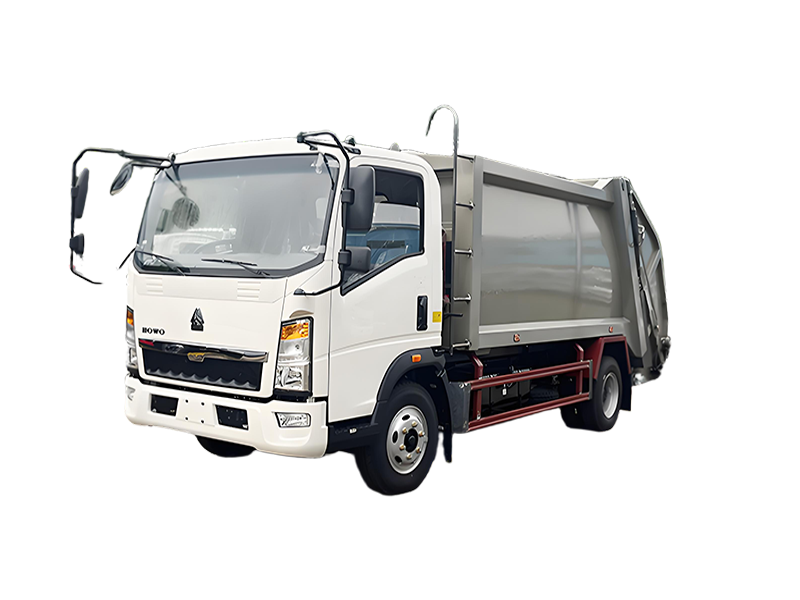 Xe Tải M&aacute;y N&eacute;n R&aacute;c 6CBM HOWO