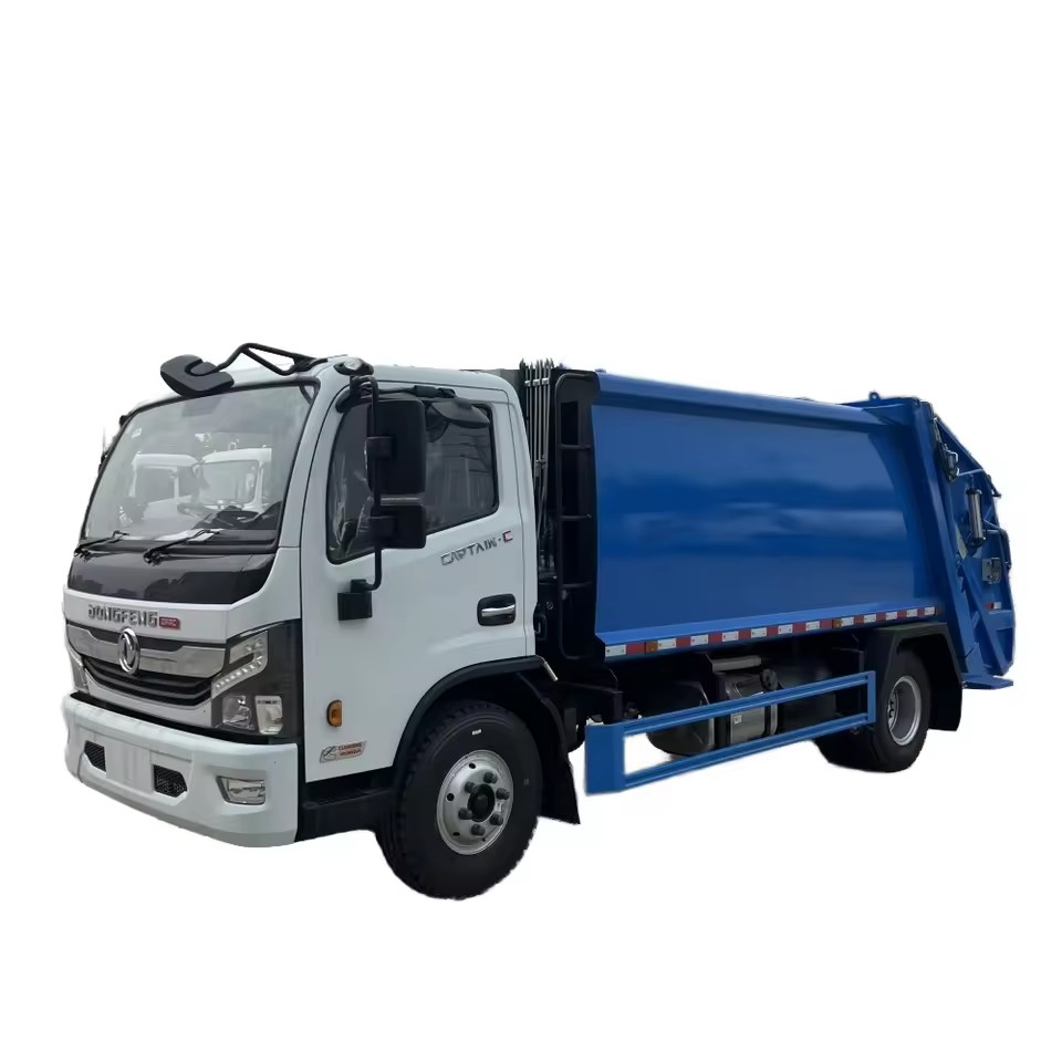 T&ugrave;y Chỉnh Dongfeng 4x2 Diesel R&aacute;c Thải Compactor Xe Tải 7 CBM C&ocirc;ng Suất 240L 660