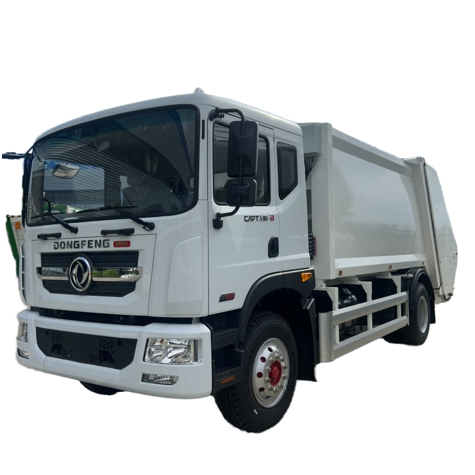 Dongfeng 12 M&eacute;t Khối M&aacute;y N&eacute;n R&aacute;c Xe Tải, N&eacute;n Chất Thải Hiệu Quả, 