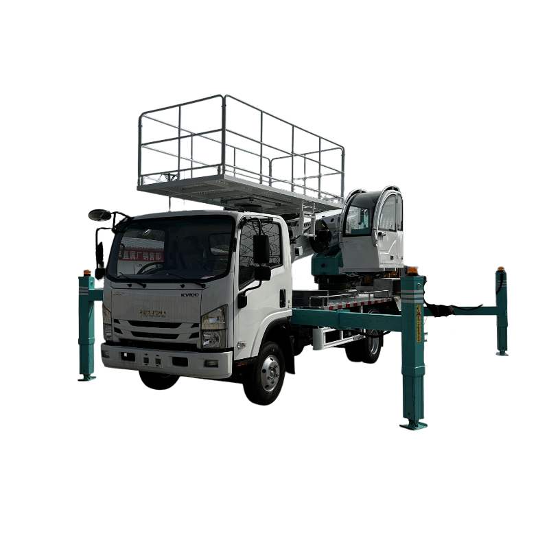 Xe Tải L&agrave;m Việc ở độ Cao Mới Với C&aacute;nh Tay C&aacute;ch Nhiệt Sửa Chữa điện Diesel Xe Hộ