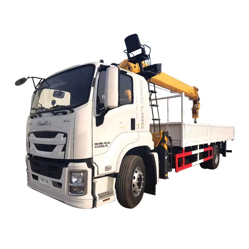 1SUZU GIGA 10Ton Xe Tải Gắn Cẩu Thủy Lực Boom Crane Xe Tải Cho N&acirc;ng Trọng Lượng