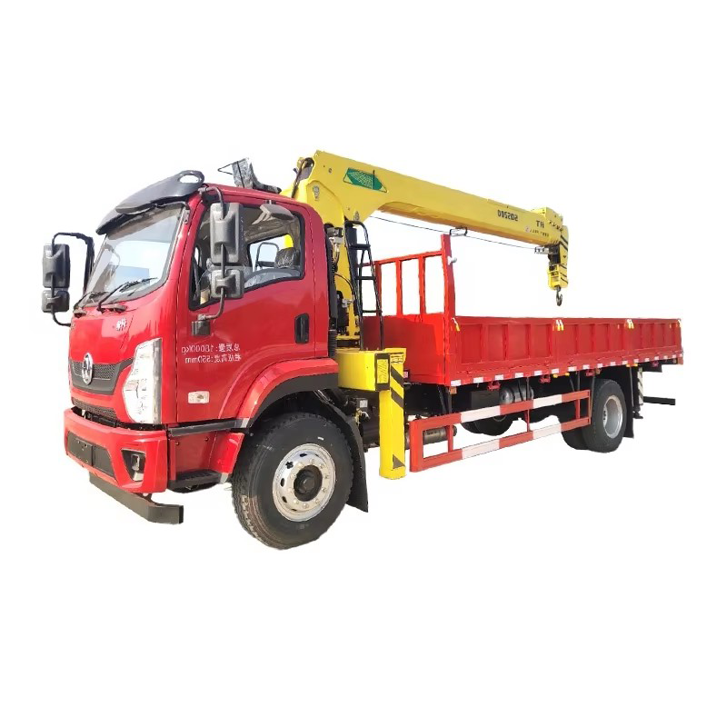 Shacman 4x2 Xe Tải Cần Cẩu 8 Tấn Xe Tải Gắn Cẩu Cần Cẩu Boom K&iacute;nh Thi&ecirc;n Văn Cho N&acirc