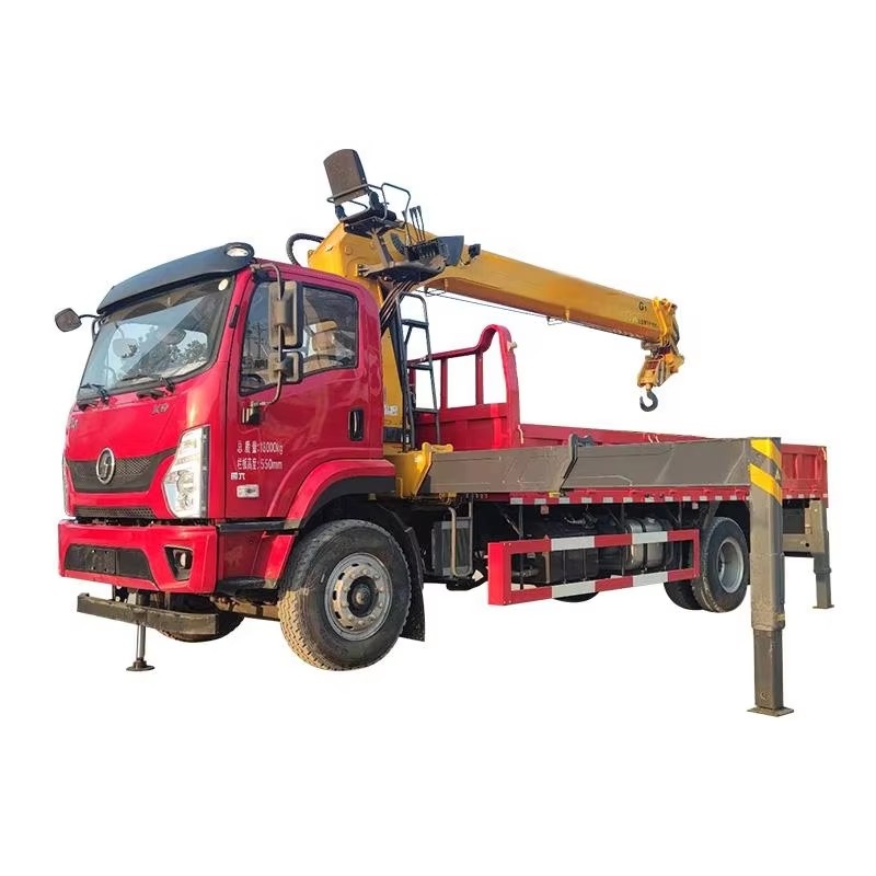 Shacman T&ugrave;y Chỉnh 3 Tấn 10 Tấn 16 Tấn Xe Tải Gắn Cẩu Thủy Lực Boom Cẩu Cho N&acirc;ng Trọng L