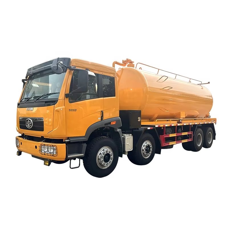 FAW 30000L Nước Thải H&uacute;t L&agrave;m Sạch Xe Tải 8x4 Nặng Nhiệm Vụ Septic Ph&acirc;n Ch&acirc;
