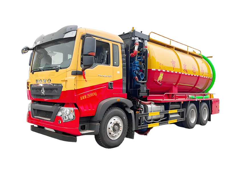 Xe Tải H&uacute;t Nước Thải Howo 22000L 6x4 Xe Tải H&uacute;t Nước Thải Septic Với &aacute;p Suất Ca