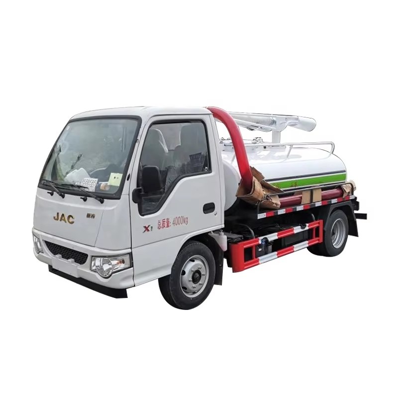 JAC Nhỏ Curtomized 3000L Septic Ph&acirc;n H&uacute;t Xe Tải Ch&acirc;n Kh&ocirc;ng Nước Thải Septic