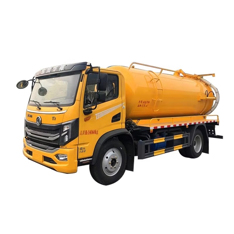 Xe Tải H&uacute;t Nước Thải Dongfeng 8 CBM Xe Tải Nước Thải Ch&acirc;n Kh&ocirc;ng Dongfeng 4x2 để B