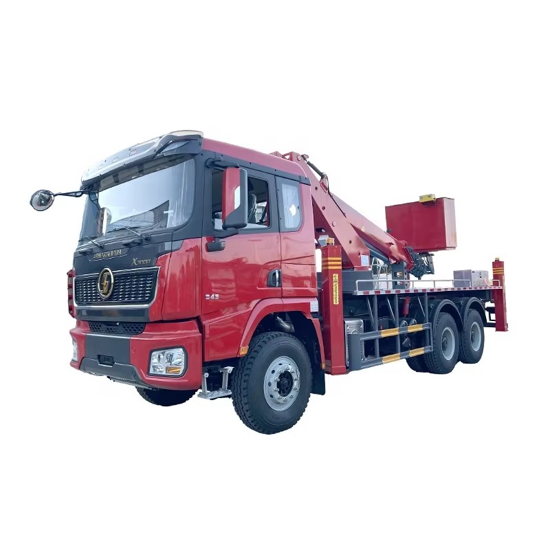 Shacman X3000 6x4 Nền Tảng L&agrave;m Việc Tr&ecirc;n Kh&ocirc;ng Nặng Xe Tải 23m Thang M&aacute;y T