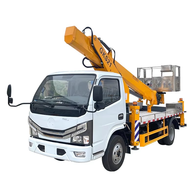 Dongfeng 26m Tr&ecirc;n Kh&ocirc;ng Nền Tảng L&agrave;m Việc Xe Tải Thủy Lực Cao độ Cao N&acirc;ng H