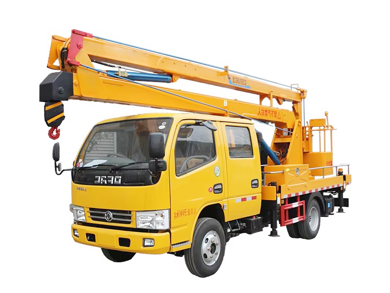 Dongfeng T&ugrave;y Chỉnh 12m 16m 20m Thẳng C&aacute;nh Tay Xe Tải L&agrave;m Việc Tr&ecirc;n Kh&oci