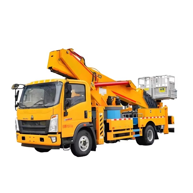 Nền Tảng L&agrave;m Việc Tr&ecirc;n Kh&ocirc;ng Thủy Lực Howo Người đ&agrave;n &ocirc;ng Thang M&aac