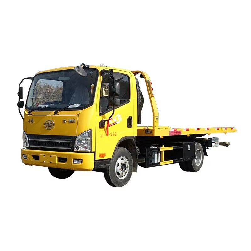 FAW 5 Tấn Xe Tải K&eacute;o Phẳng 4x2 Xe Tải đường Bộ Cho Xe Cứu Hộ