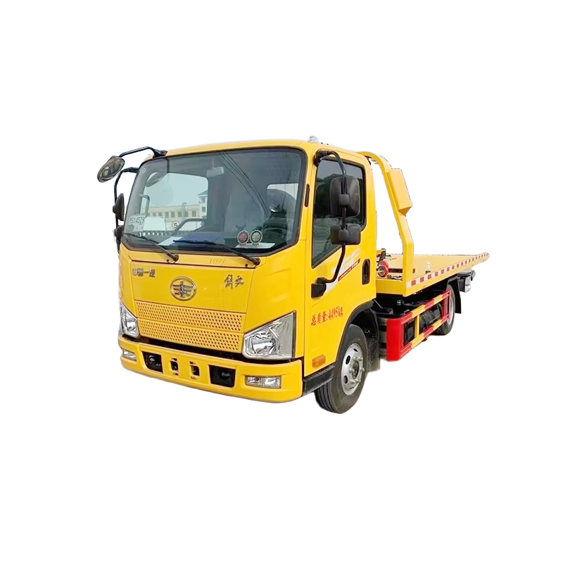 FAW 4x2 Xe Tải K&eacute;o T&agrave;u Ph&aacute; Hủy đường Nhỏ Cho Xe Cứu Hộ