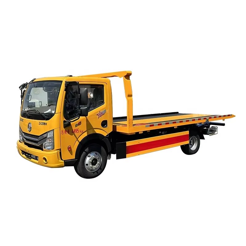 Dongfeng Flatbed Wrecker K&eacute;o Xe Tải Flatbed 4x2 Road Wrecker Xe Tải Cho Xe Cứu Hộ