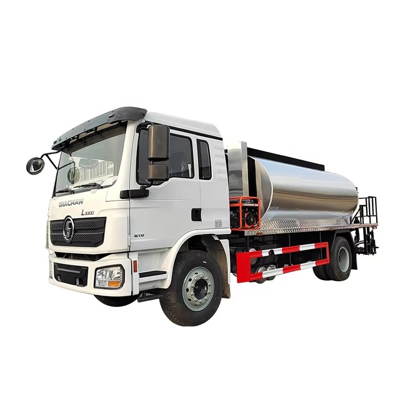 Shacman L3000 5 Tấn 7 Tấn Nhựa đường Ph&acirc;n Phối Xe Tải Dầu N&oacute;ng Bitumen Phun Xe Tải để B
