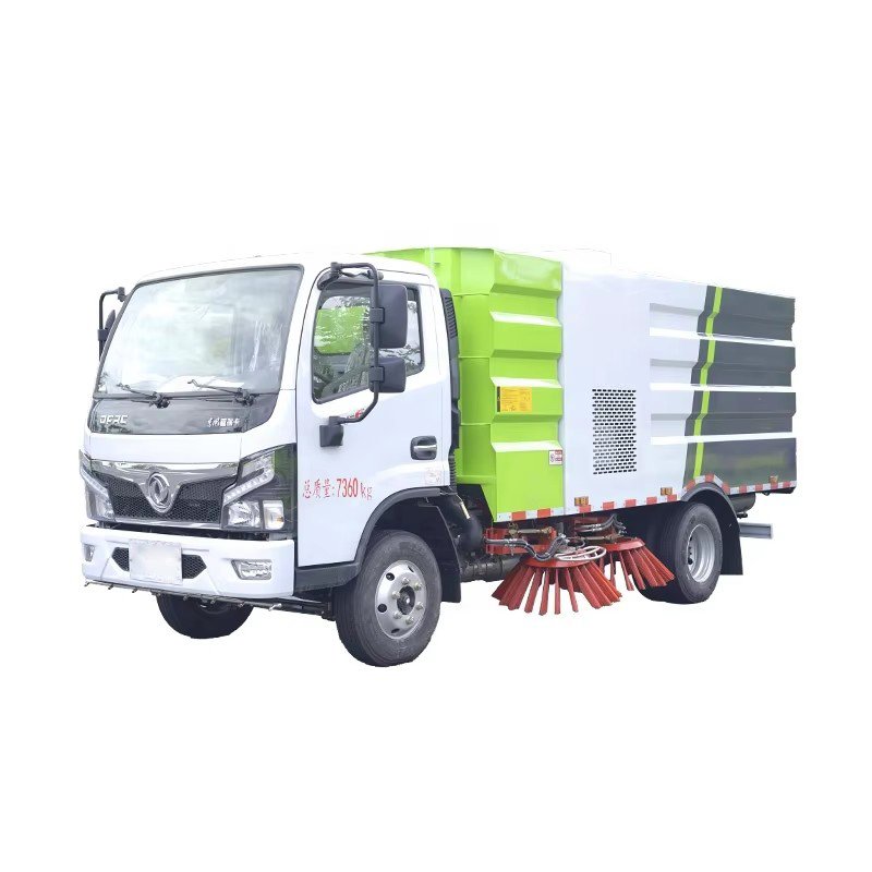 Xe Tải L&agrave;m Sạch đường Phố Dongfeng 4000L Xe Tải Qu&eacute;t đường Ch&acirc;n Kh&ocirc;ng Cho 