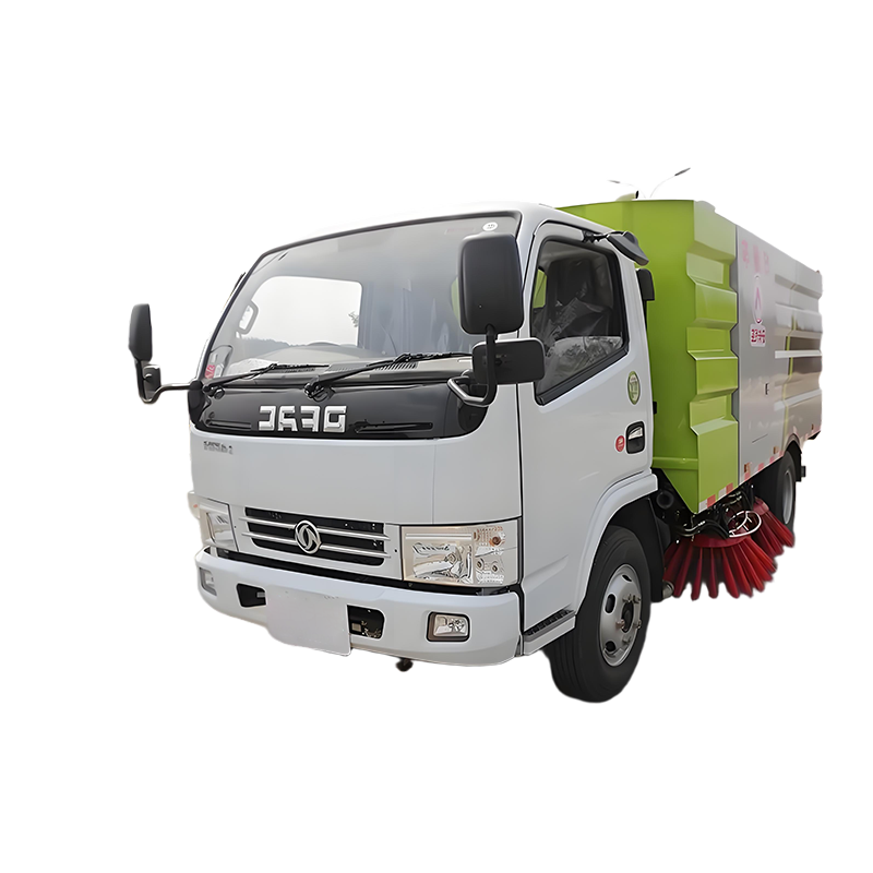 Dongfeng Cao &aacute;p Ch&acirc;n Kh&ocirc;ng đường Qu&eacute;t Xe Tải 4000L đường Phố L&agrave;m Sạ