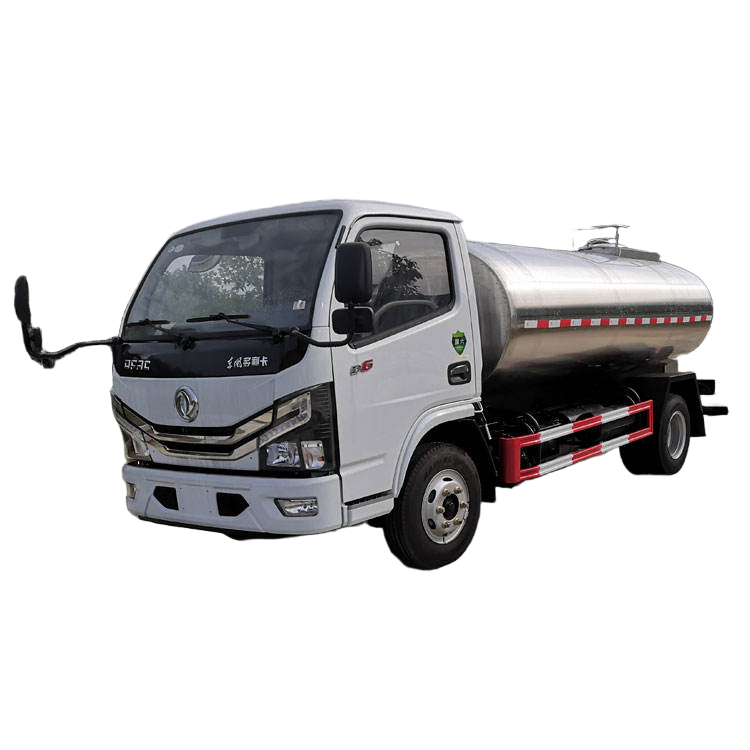 Xe Tải Bể Sữa Bằng Th&eacute;p Kh&ocirc;ng Gỉ Dongfeng Mới 82HP Với Thực Phẩm Lỏng 5cbm Xe Tải Bể Sữ