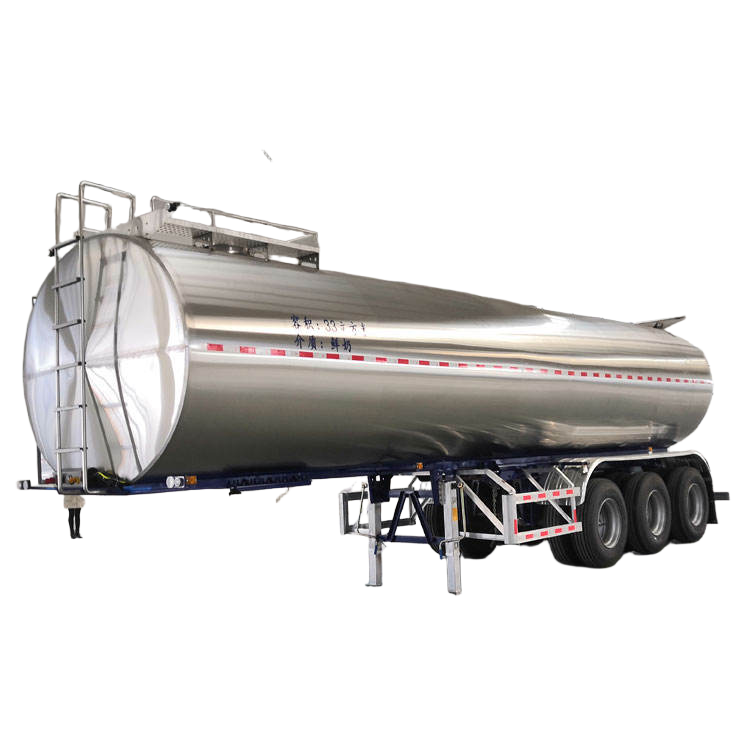 Mới 35-50m3 Bể Chứa Sữa Th&eacute;p Kh&ocirc;ng Gỉ Xe Tải B&aacute;n Trailer Với Thực Phẩm Lỏng 35cb
