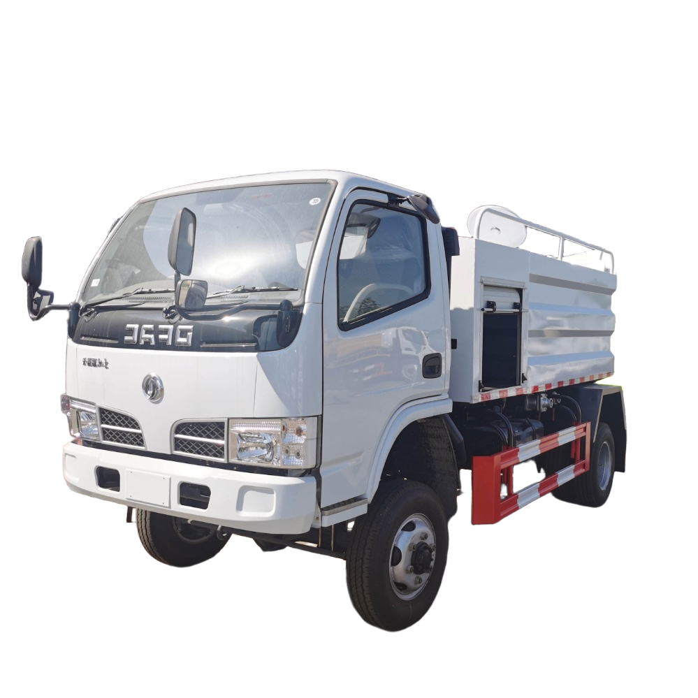 Mới Dongfeng 4 * 4 5 M&eacute;t Khối &aacute;p Suất Cao Nước Thải Rửa Sạch Xe Phun Nước Thải Sạch