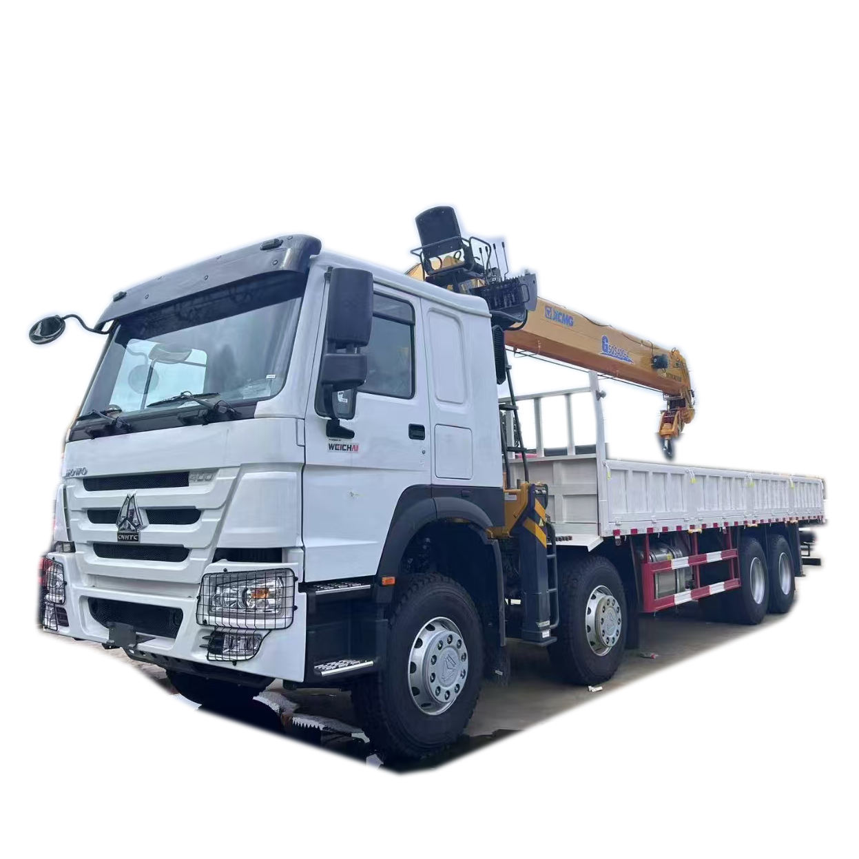 HOWO SINOTRUK 16T 20T 25T Cần Cẩu &ocirc; T&ocirc; Xe Tải H&agrave;ng H&oacute;a Với Cần Cẩu B&ugrav