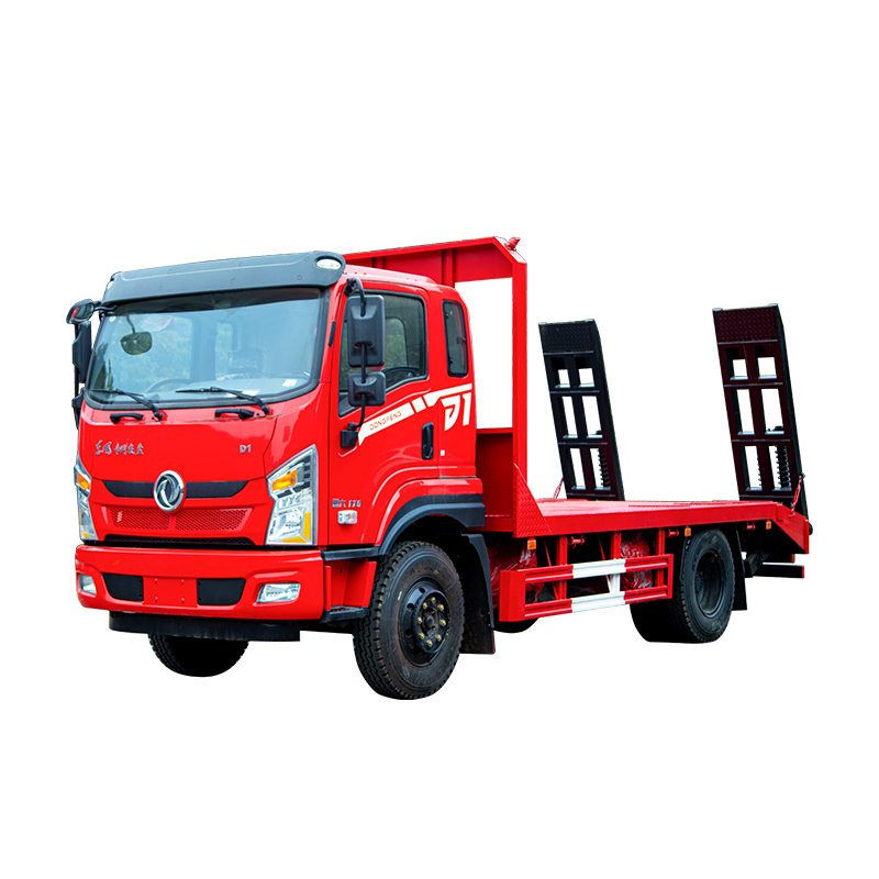 Dongfeng 4x2 Diesel 10 Tấn Mini Xe Tải Nền Tảng Xe Tải Với Thang, M&aacute;y X&uacute;c, M&aacute;y 