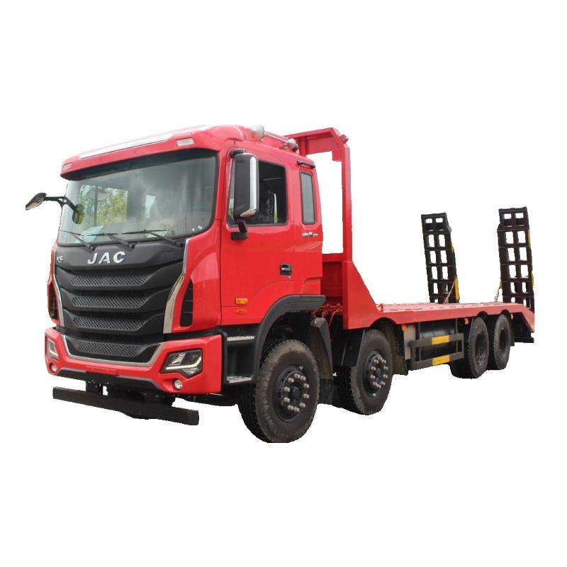 Xe Tải Bền 25 Tấn 8x4 Với Thang Sau, Th&iacute;ch Hợp Cho M&aacute;y X&uacute;c V&agrave; Vận Chuyển