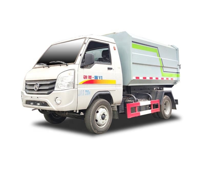 KAMA Mini 4x2 Xe Vệ Sinh Diesel 4 M&eacute;t Khối Xe Tải B&ecirc;n Sau đổ R&aacute;c