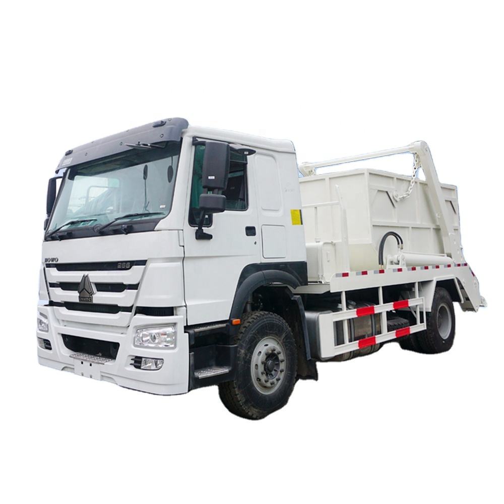 Phổ Biến Nhất Howo 4x2 Thủy Lực Swing C&aacute;nh Tay Cuộn R&aacute;c Xe Tải 10cbm Skip N&acirc;ng R