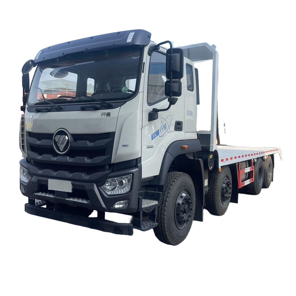 Xe Tải Chở H&agrave;ng Diesel Foton 8 * 4 để Vận Chuyển Hiệu Quả M&aacute;y X&uacute;c V&agrave; Tải