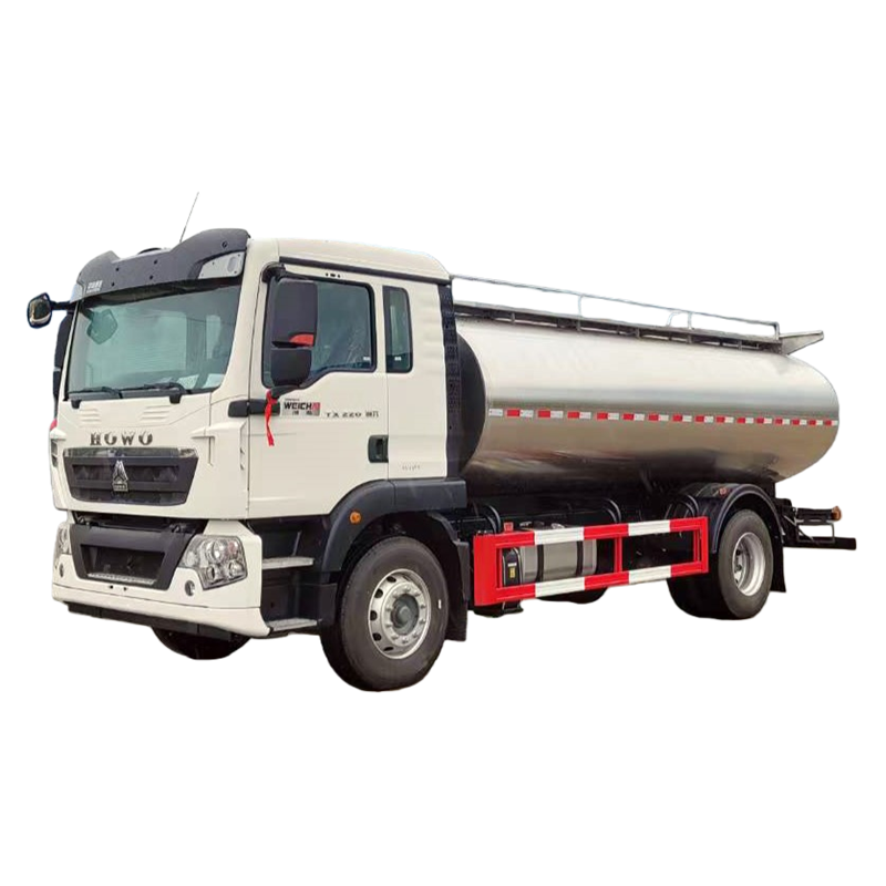 Thương Hiệu Mới Sinotruk Howo 4X2 15000L Xe Tải Chở Sữa 15m&sup3; Th&eacute;p Kh&ocirc;ng Gỉ Xe Tải 