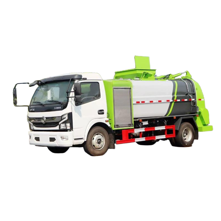 Dongfeng 4x2 Hộp Số Thủ C&ocirc;ng Tinh Khiết điện Bếp R&aacute;c Thải Xe Tải Mới Sử Dụng động Cơ Hộ