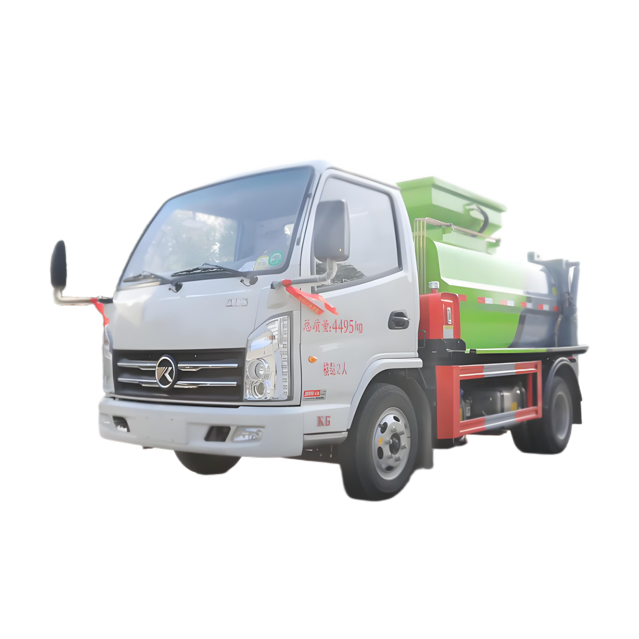 KAMA 5CBM Xe Tải Thải Thực Phẩm Diesel Nhỏ Gọn Cho Nh&agrave; H&agrave;ng Trường Học V&agrave; Nh&ag