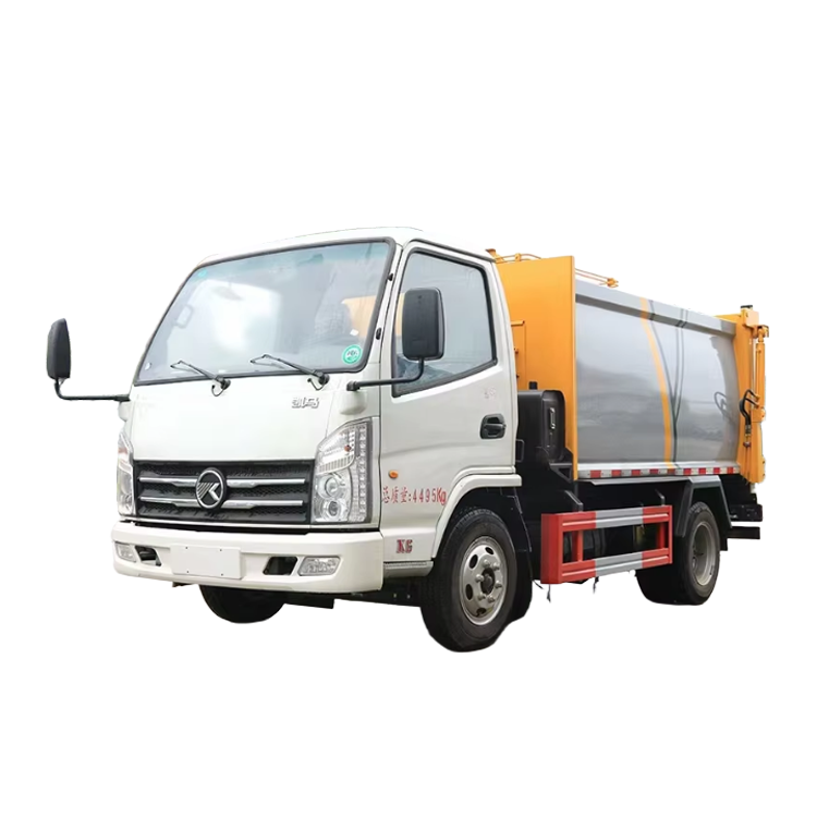 KAMA 3CBM Xe Tải R&aacute;c Diesel Nhỏ Gọn Động Cơ Chống R&ograve; Rỉ Thiết Kế N&eacute;n Tải B&ecir