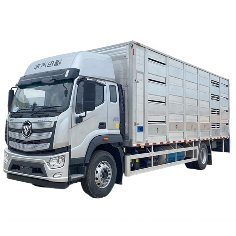 Xe Tải Vận Chuyển động Vật Trang Trại FOTON 4 * 2 Xe Tải Chở Gia S&uacute;c B&ograve; Lợn 6,8 M Xe T
