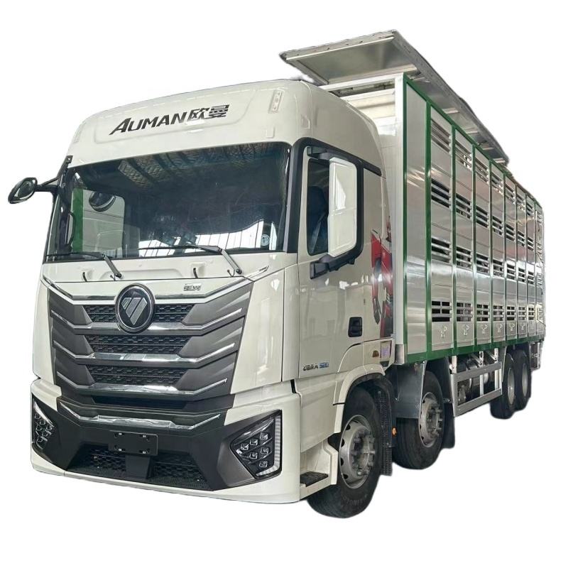FOTON 8 * 4 Xe Tải Vận Chuyển Lợn Chăn Nu&ocirc;i Trailer Hợp Kim Nh&ocirc;m Xe Tải Chăn Nu&ocirc;i 