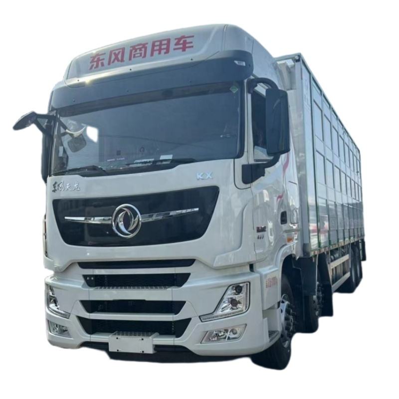 Dongfeng 8 * 4 Xe Tải Chăn Nu&ocirc;i 9.6m Live Baby Pig Động Vật G&agrave; Vận Chuyển Van Xe Tải Nh