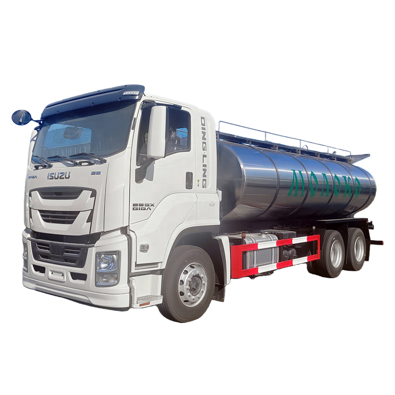 Thương Hiệu Mới 1SUZU FVR 6X4 20000L Xe Tải Chở Sữa 304 Th&eacute;p Kh&ocirc;ng Gỉ Bia Sữa Tươi V&ag