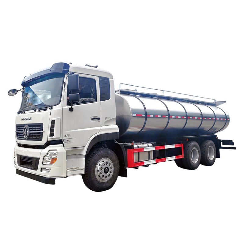 Xe Tải Sữa Dongfeng 6X4 Mới 16 M&eacute;t Khối 304 Th&eacute;p Kh&ocirc;ng Gỉ Sữa Tươi Cho