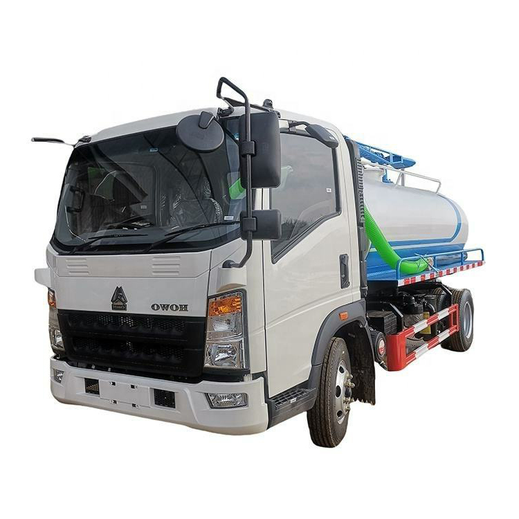 Trung Quốc HOWO 5 Cbm Xe Tải Xử L&yacute; B&ugrave;n Xử L&yacute; Ph&acirc;n 4X2 Xe Tải H&uacute;t N