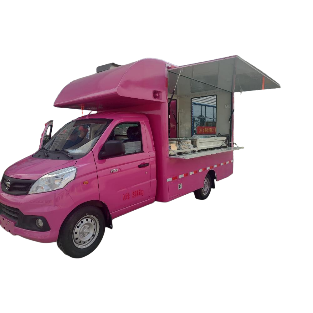 Foton Truck Food Mini Mobile Food Cart Trailer Xe Tải Thực Phẩm Pizza Di động Với Thiết Bị để B&aacu