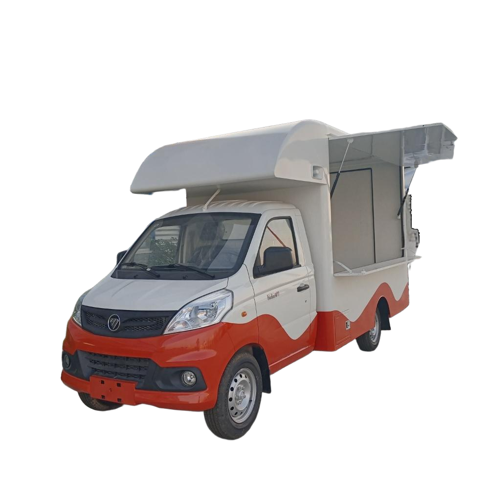 FOTON T&ugrave;y Chỉnh Mini K&iacute;ch Thước Di động Thực Phẩm Nhanh Xe Tải để B&aacute;n ở Trung Q