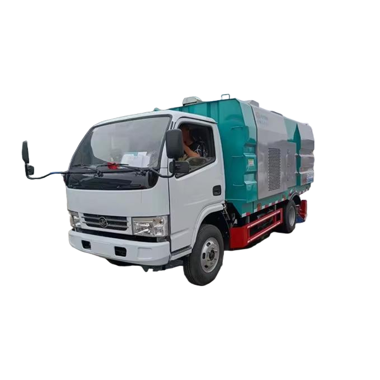 Xe Tải để L&agrave;m Sạch đường Phố Xe Tải Qu&eacute;t đường Nhỏ Với Bụi H&uacute;t Ch&acirc;n Kh&oc