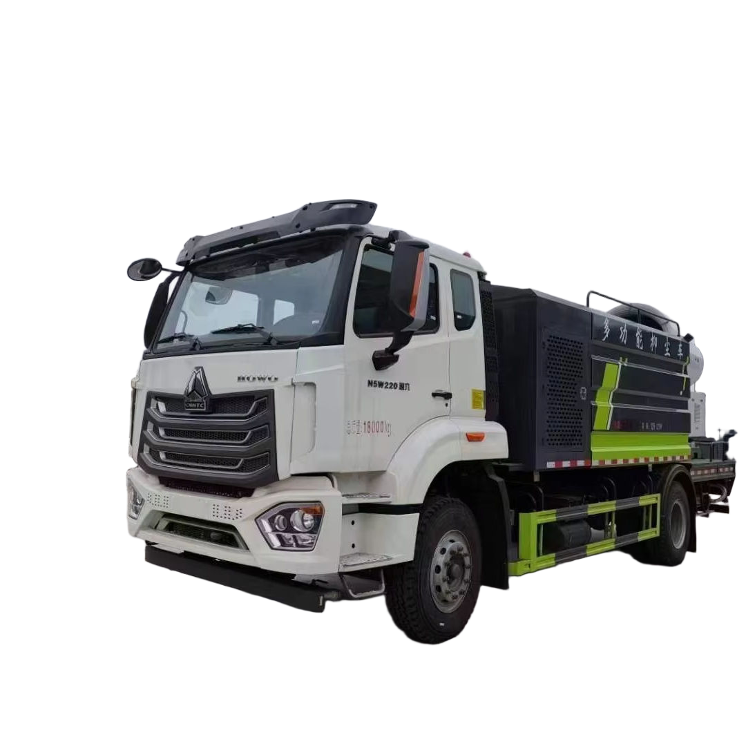 Sinotruk HOWO 12 M&sup3; Xe Tải Nặng Hướng Dẫn Sử Dụng M&aacute;y Phun Hơi Nước Mới để Loại Bỏ Bụi M