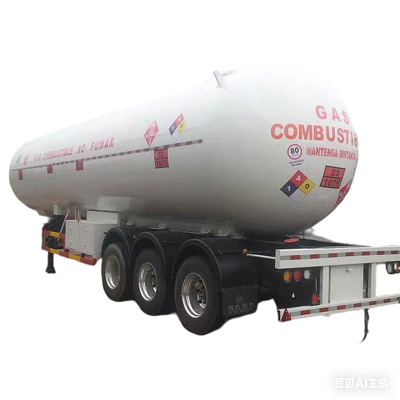 25MT 49600L Propane Gas Tanker Trailer Với Rochester Level Gauge