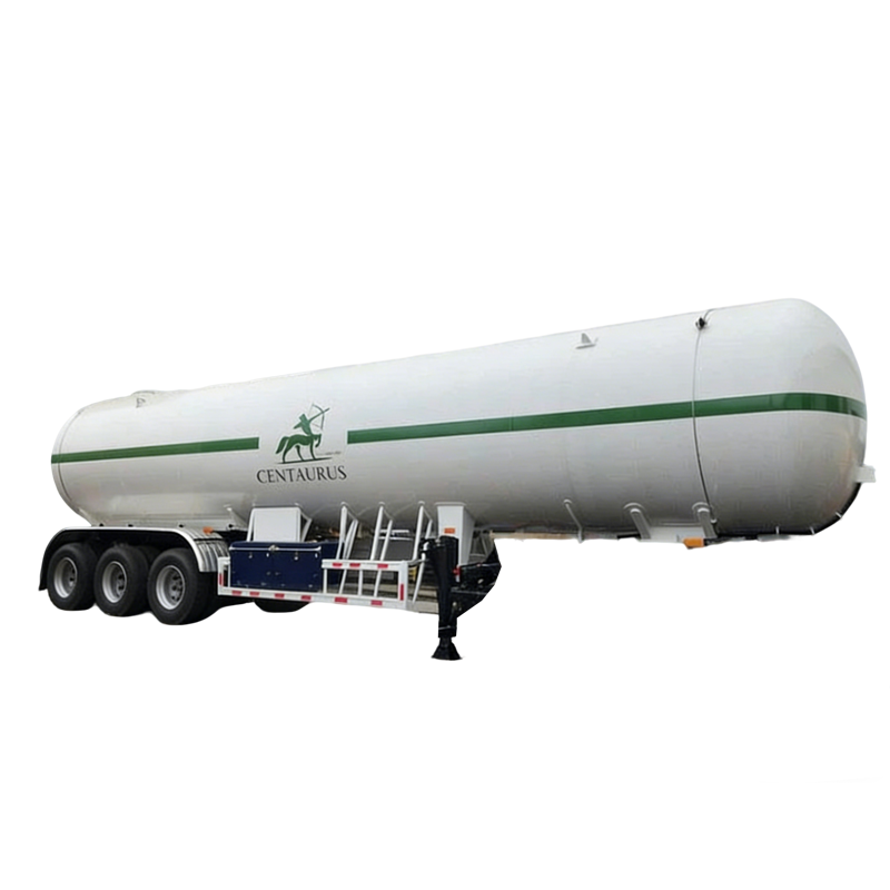 3 Trục 54M3 54000Liters LPG Gas Transport Tanker Semi Trailer