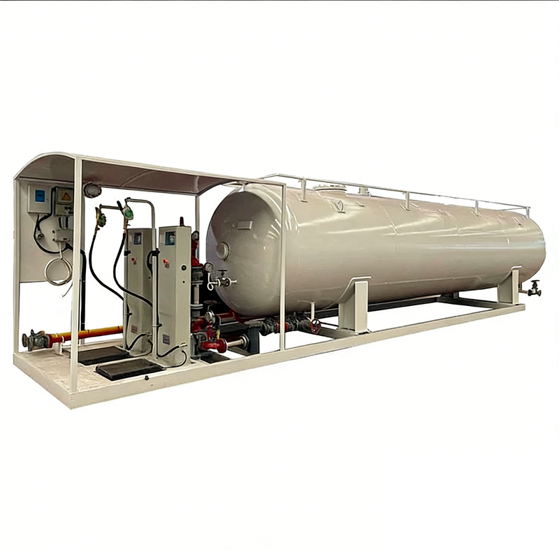 Nh&agrave; M&aacute;y L&agrave;m đầy Xi Lanh LPG 25m3 Skid