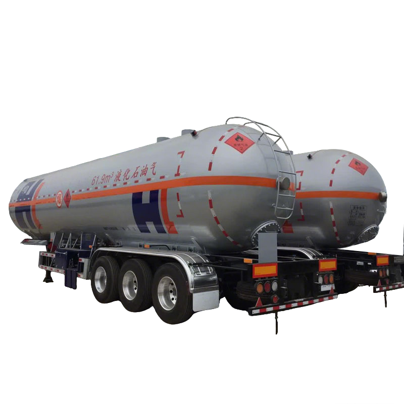 61.9CBM 30 Tấn LPG Road TankerTruck
