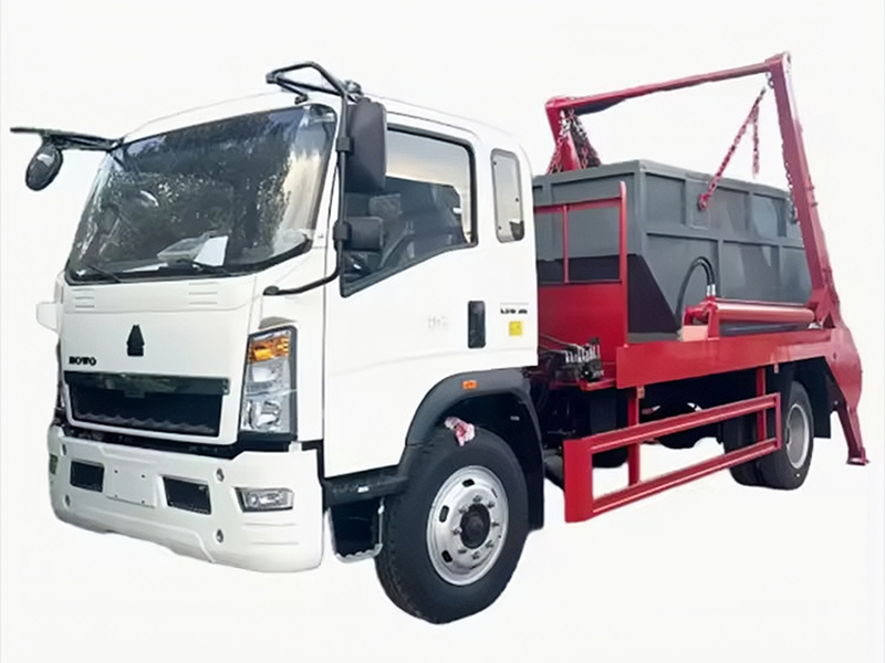 Xe Tải R&aacute;c Thủy Lực 2 Trục Sinotruk HOWO Với Th&ugrave;ng R&aacute;c Ni&ecirc;m Phong - Lựa C